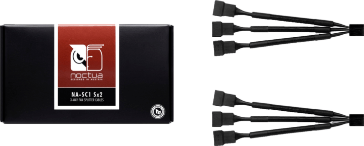 Noctua NA-SC1 Sx2 PWM Ventillátor elosztó kábel 13,5cm Noctua NA-SC1 Sx2 PWM Ventillátor elosztó kábel 13,5cm