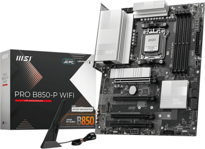 MSI PRO B850-P WIFI7 DDR5 AMD AM5 ATX Alaplap MSI PRO B850-P WIFI7 DDR5 AMD AM5 ATX Alaplap