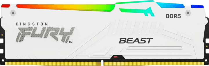 Kingston 16GB / 6000 RGB Fury Beast DDR5 CL36 Single Desktop RAM Kingston 16GB / 6000 RGB Fury Beast DDR5 CL36 Single Desktop RAM