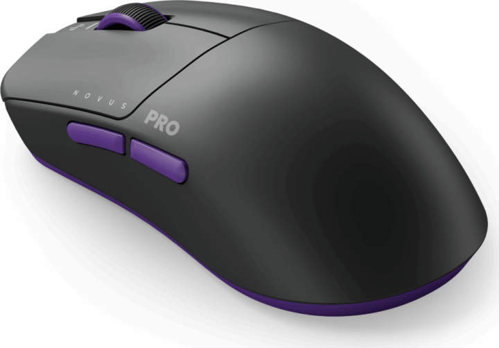 Dark Project Novus Pro RGB Wireless Gaming Egér - Fekete / Szeder