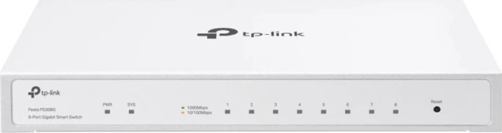 TP-Link FS308G Festa Fémházas Smart 8-port Gigabit Rack Switch TP-Link FS308G Festa Fémházas Smart 8-port Gigabit Rack Switch