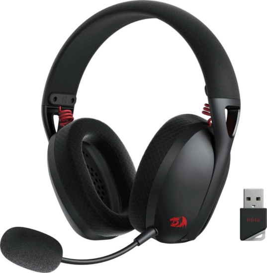 Redragon H848 Wireless Bluetooth Gaming 7.1 Fejhallgató Headset - Fekete Redragon H848 Wireless Bluetooth Gaming 7.1 Fejhallgató Headset - Fekete