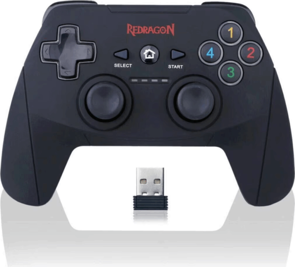 Redragon Harrow G808 Wireless Kontroller - Fekete