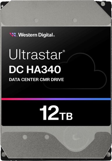 Western Digital 12TB Ultrastar DC HA340 SATA3 3.5" szerver HDD