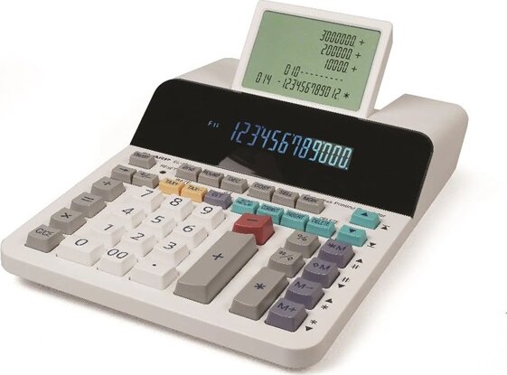 Sharp EL1901 Segédkijelzős asztali számológép - Fehér Sharp EL1901 Segédkijelzős asztali számológép - Fehér