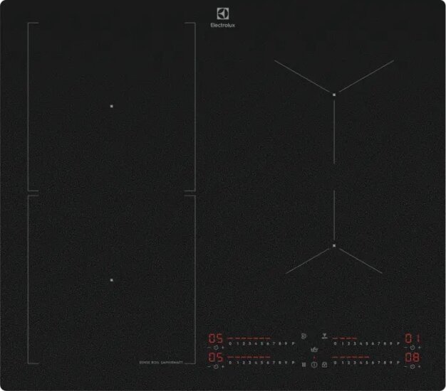 Electrolux EIS62453IZ Beépíthető 4 zónás Indukciós Főzőlap 7400 Watt - Fekete