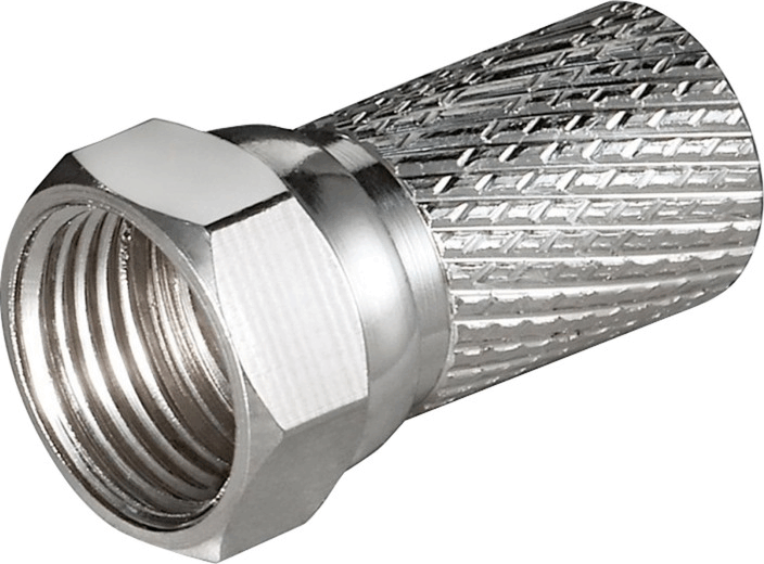 goobay 51864 Type-F Antenna csatlakozó 7mm - Ezüst