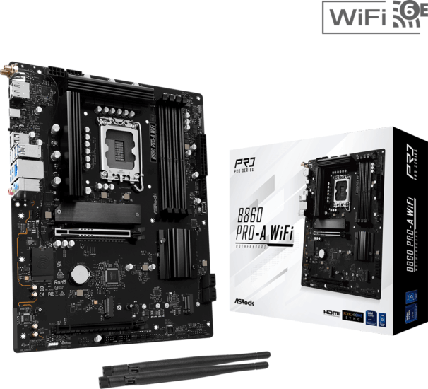 ASRock B860 Pro-A WiFi DDR5 Intel s1851 ATX Alaplap ASRock B860 Pro-A WiFi DDR5 Intel s1851 ATX Alaplap