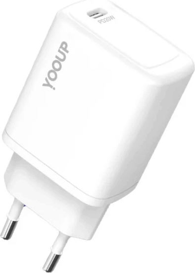 Yooup NC56-C USB-C Hálózati Töltő Adapter 20W - Fehér