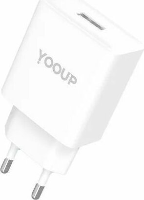 Yooup NC76-A USB-A Hálózati Töltő Adapter 12W - Fehér
