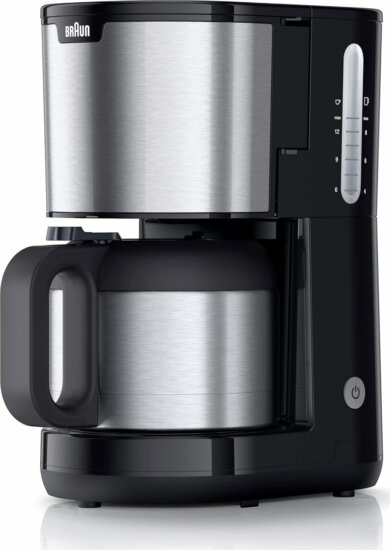 Braun PurShine KF 1505 Filteres Kávéfőző 1000 Watt - Fekete / Ezüst