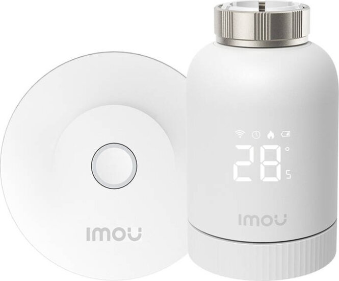 IMOU KIT-TRV1-EU-2 ZigBee Radiátor Okos Termosztát + 6db Adapter + Gateway - Fehér