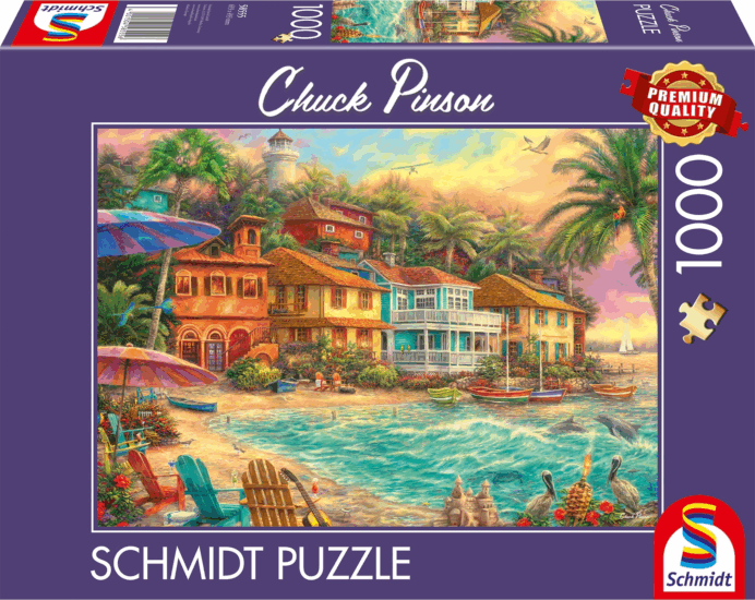 Schmidt Spiele Chuck Pinson: Szigeti lét 1000 darabos puzzle