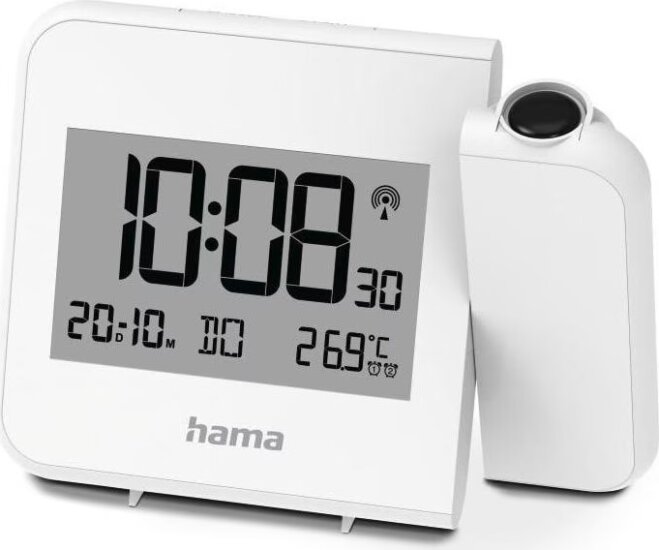 Hama 00222206 Hvar Digitális Projektoros Ébresztőóra - Fehér