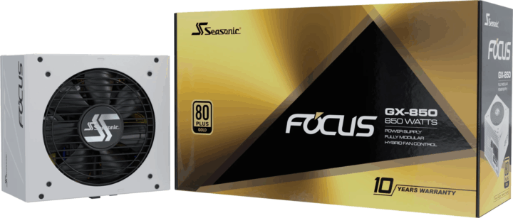 Seasonic 850W FOCUS GX-850 80+ Gold Moduláris Tápegység Seasonic 850W FOCUS GX-850 80+ Gold Moduláris Tápegység