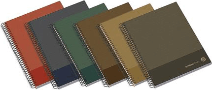 Ambar Kraft 100 lapos A5 Keményfedeles vonalas spirálfüzet - Többféle