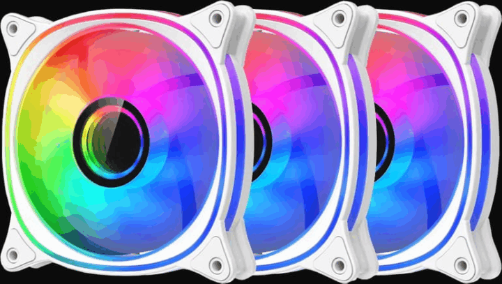 LC Power LC-CF-120-ARGB-KIT-R-W 120mm PWM ARGB Rendszerhűtő ventilátor 3db + Vezérlő HUB - Fehér LC Power LC-CF-120-ARGB-KIT-R-W 120mm PWM ARGB Rendszerhűtő ventilátor 3db + Vezérlő HUB - Fehér