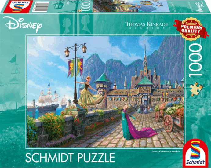 Schmidt Spiele Disney Jégvarázs - Ünneplés Arendelle-ben 1000 darabos puzzle
