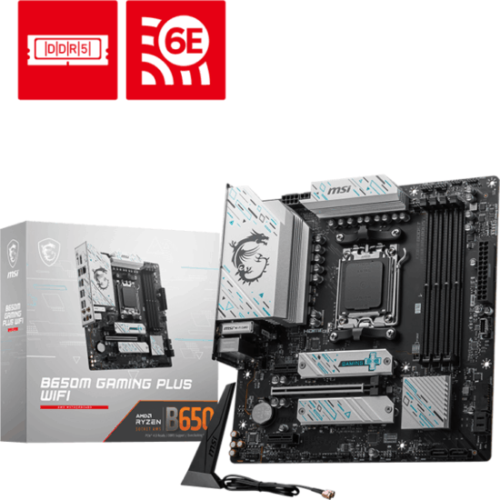 Gigabyte B650M GAMING PLUS WIFI DDR5 AMD AM5 MicroATX Alaplap Gigabyte B650M GAMING PLUS WIFI DDR5 AMD AM5 MicroATX Alaplap