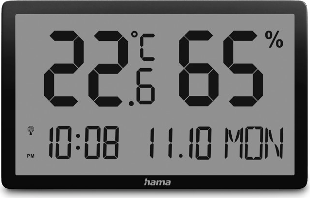 Hama 00222232 Lombok Hő- és Páratartalom mérő - Fekete