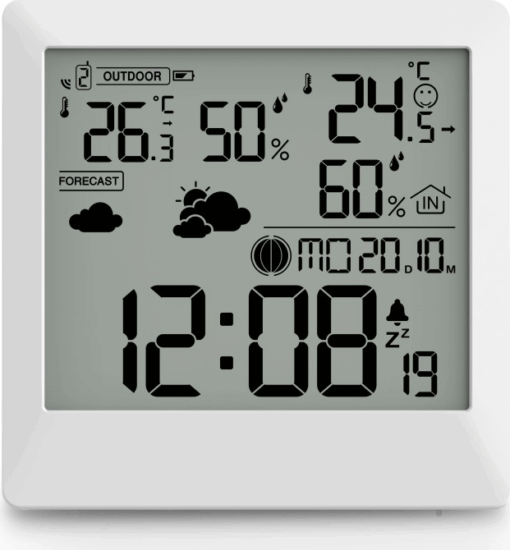 Hama 00222238 Palawan Meteorológiai Időjárás állomás külső szenzorral - Fehér Hama 00222238 Palawan Meteorológiai Időjárás állomás külső szenzorral - Fehér