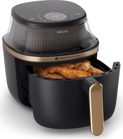 Philips Ovi XL 3000 NA331/00 AirFryer Forrólevegős sütő 6,2L 1700 Watt - Fekete Philips Ovi XL 3000 NA331/00 AirFryer Forrólevegős sütő 6,2L 1700 Watt - Fekete