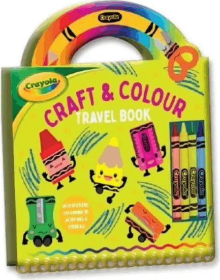 Crayola Spirálos úti foglalkoztató könyv - Zöld Crayola Spirálos úti foglalkoztató könyv - Zöld