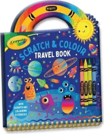 Crayola Spirálos úti foglalkoztató könyv - Bolygó Crayola Spirálos úti foglalkoztató könyv - Bolygó