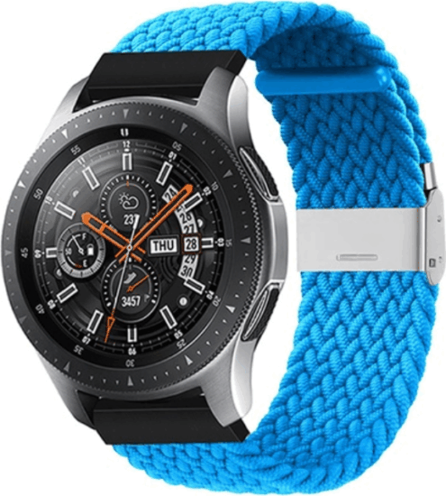 Mybandz Univerzális Fonott szövet Okosóra Szíj 22mm - Égkék Mybandz Univerzális Fonott szövet Okosóra Szíj 22mm - Égkék