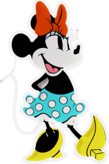 Yellowpop Disney Falra akasztható USB Neon LED Dekorációs lámpa - Minnie egér