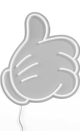 Yellowpop Disney Falra akasztható USB Neon LED Dekorációs lámpa - Like kesztyű