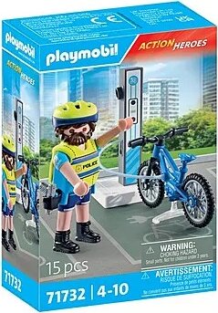 Playmobil 71732 Action Heroes - Biciklis rendőr