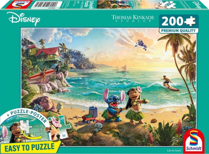 Schmidt Spiele Thomas Kinkade Studios Disney Lilo & Stitch 200 darabos puzzle
