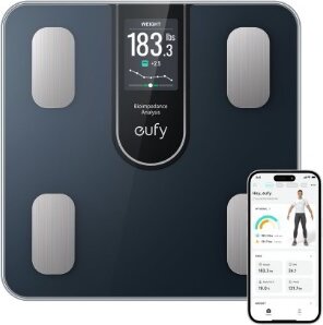 Anker T9130011 Eufy Okos személymérleg Max 180kg - Fekete