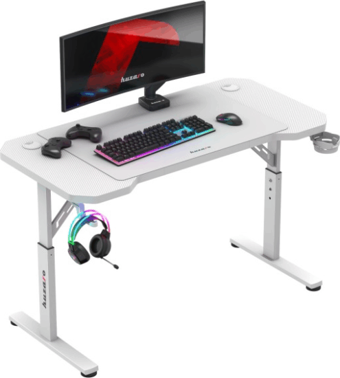 Huzaro Hero 2.6 Állítható Gamer asztal 120 x 60 x 56-79 cm - Fehér Huzaro Hero 2.6 Állítható Gamer asztal 120 x 60 x 56-79 cm - Fehér