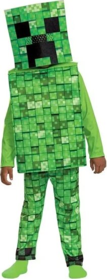 Minecraft Creeper jelmez fiúknak - 137-149 cm