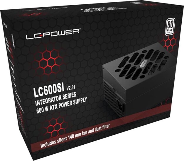 LC-Power 600W LC600SI V2.31 Integrator 80+ Standard Tápegység