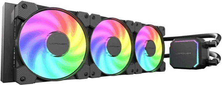 LC-Power LC-CC-360-B-ARGB JetFlow 360mm All In One Univerzális CPU Vízhűtés - Fekete