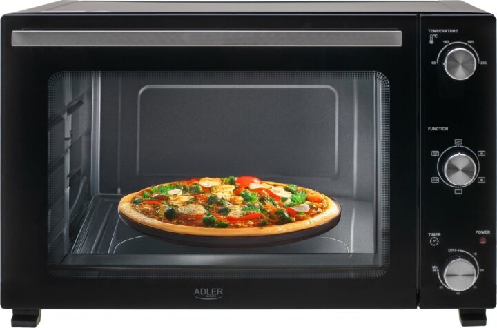 Adler AD 6028 Mini Légkeveréses sütő 60L 2000 Watt - Fekete
