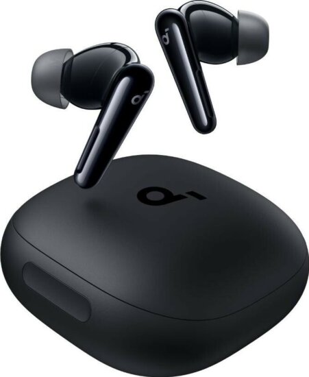 Anker Liberty 4 Pro Bluetooth Fejhallgató Headset Töltőtokban - Fekete