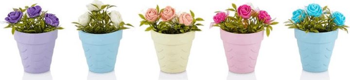 Iris E5181 Cserepes művirág hűtőmágnes 6x10cm - Többféle