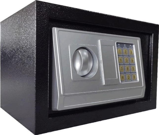 Iris IDS25 Elektromos számzáras Biztonsági bútorszéf - Fekete
