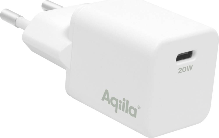 Aqiila Chargebird W1 1x USB-C Hálózati Töltő adapter 20W - Fehér Aqiila Chargebird W1 1x USB-C Hálózati Töltő adapter 20W - Fehér