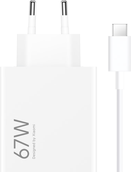 Xiaomi BHR9465EU USB-A Hálózati Gyorstöltő Adapter 67W + 1.5m USB-C Kábel - Fehér