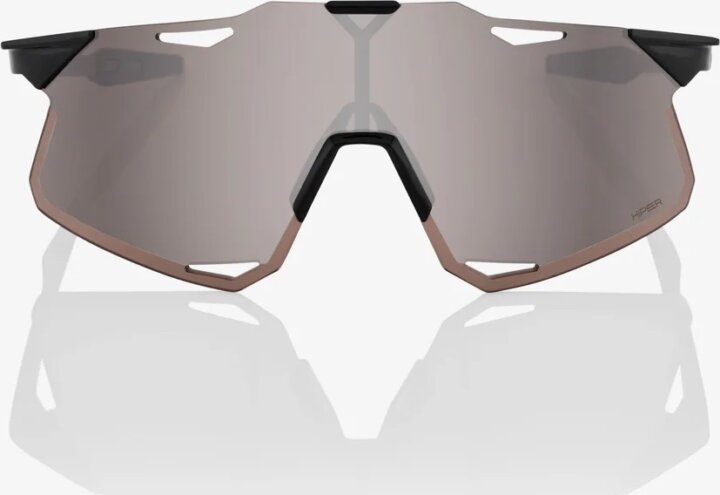 100percent Hypercraft Ezüst Tükör UV Napszemüveg - Fényes fekete