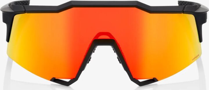 100percent Speedcraft HiPER Piros Tükrös lencsés Napszemüveg - Fekete