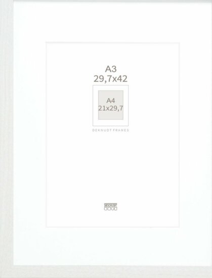 Deknudt S66KF1 P1 DIN A3 32,8x45,2 Képkeret - Fehér