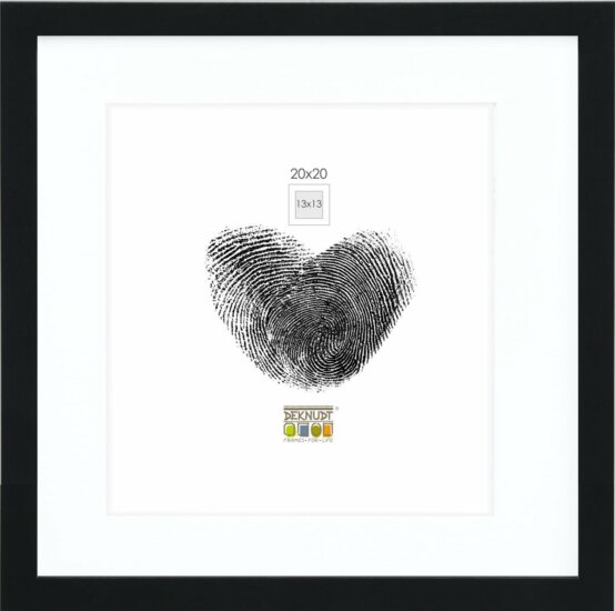 Deknudt S66KF2 P1 23,3x23.3 Képkeret - Fekete