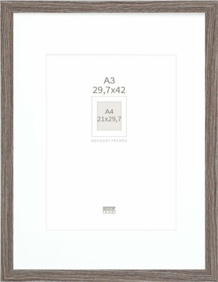 Deknudt S66KH3 P1 DIN A3 32,8x45,2 Képkeret - Szürke