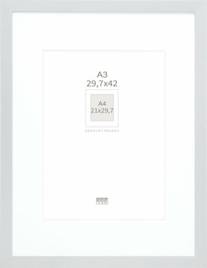 Deknudt S66KD1 P1 DIN A3 32,8x45,2 Képkeret - Ezüst